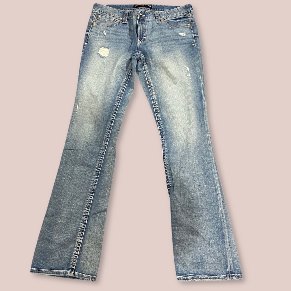Express Jeans Barely Bootcut Size 10 Long - image 3